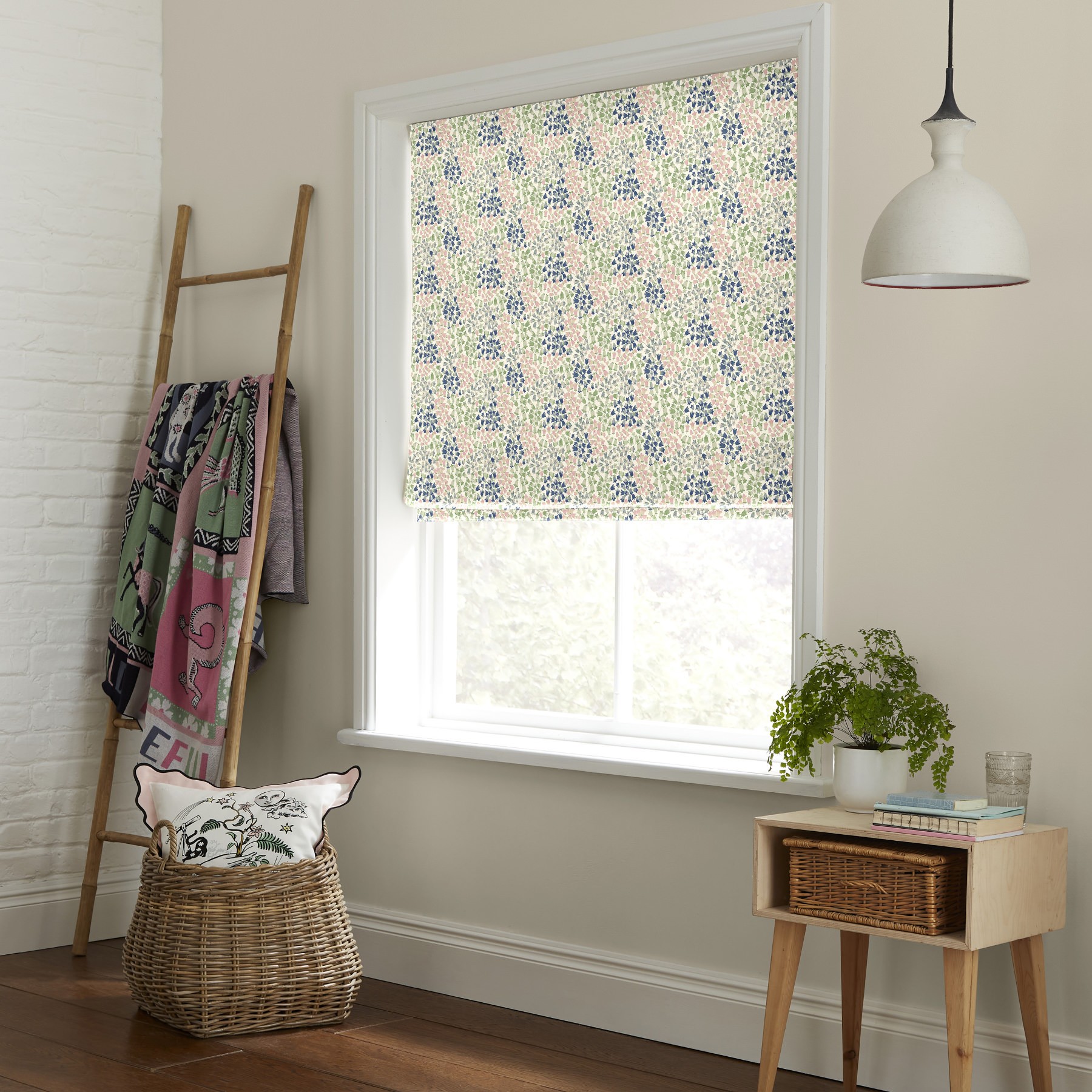 Cath Kidston Bluebells Multi Roman Blind