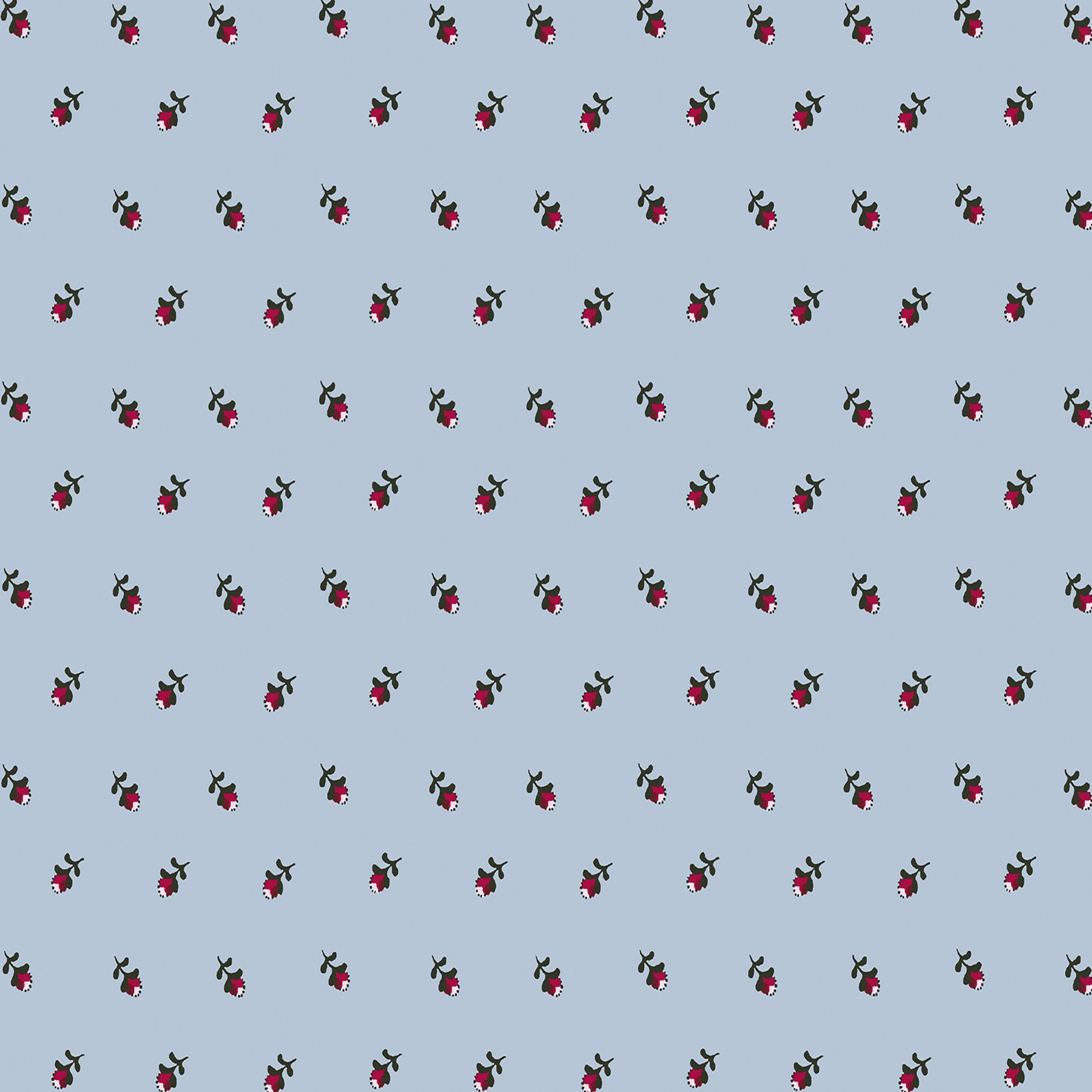 Cath Kidston Rose Bud Blue Roman Blind