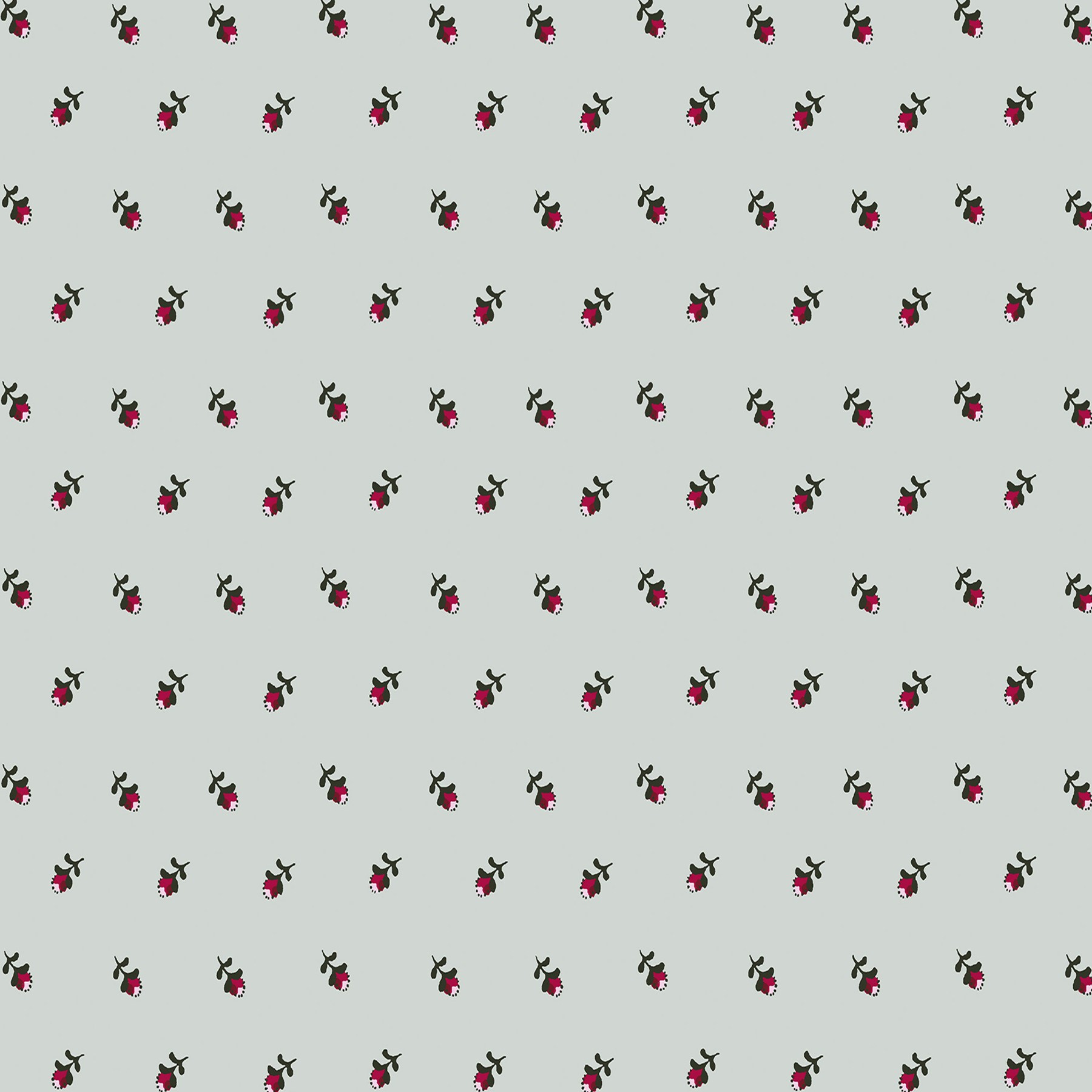 Cath Kidston Rose Bud Mint Roman Blind