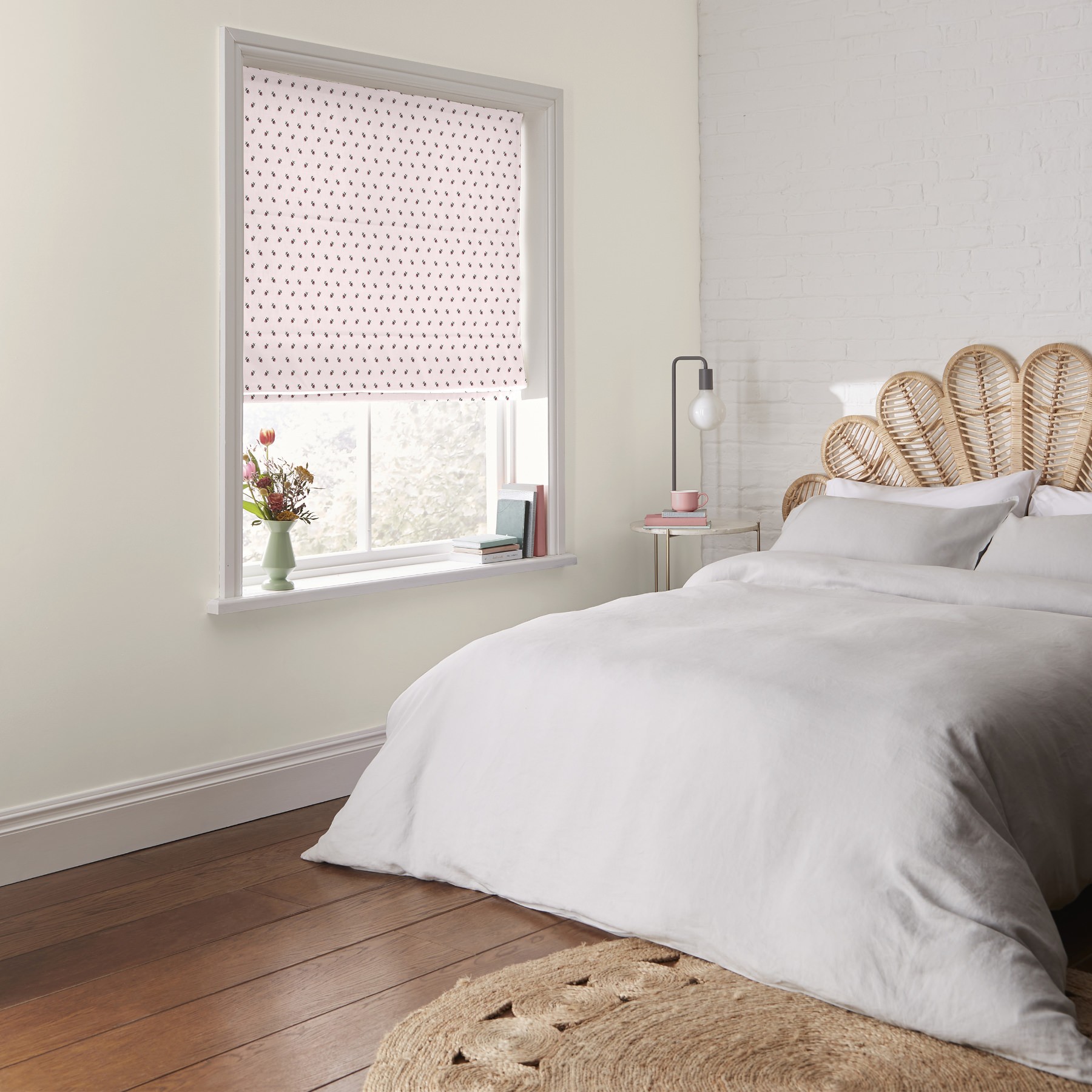 Cath Kidston Rose Bud Pink Roman Blind