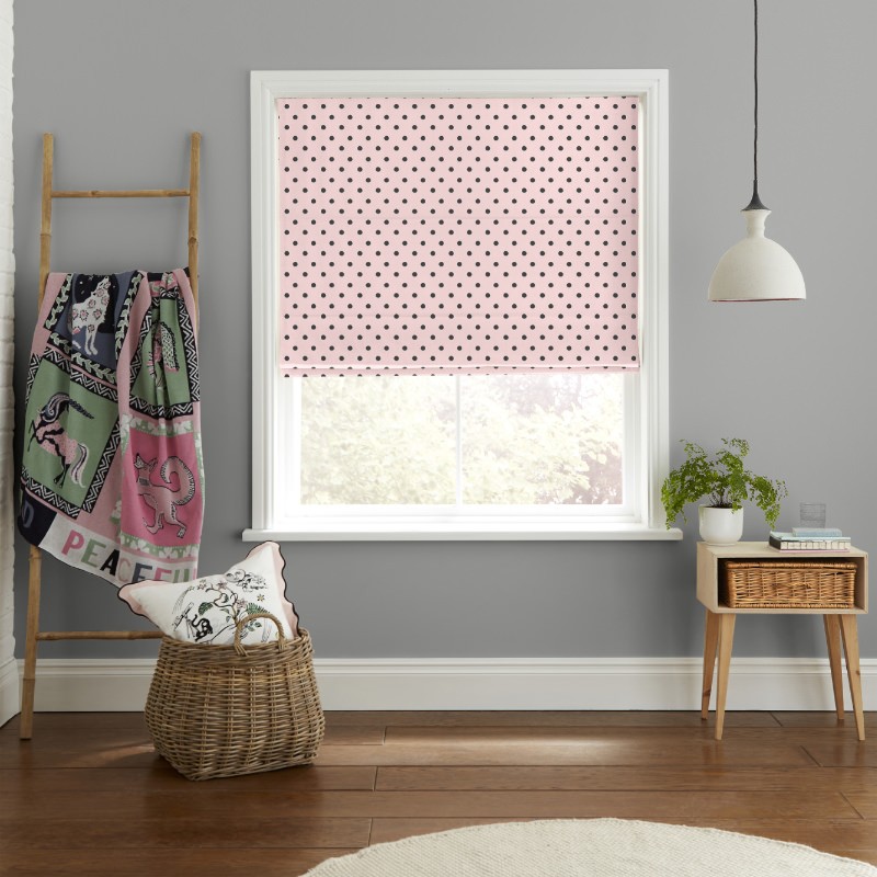 Cath Kidston Spot Pink Roman Blind
