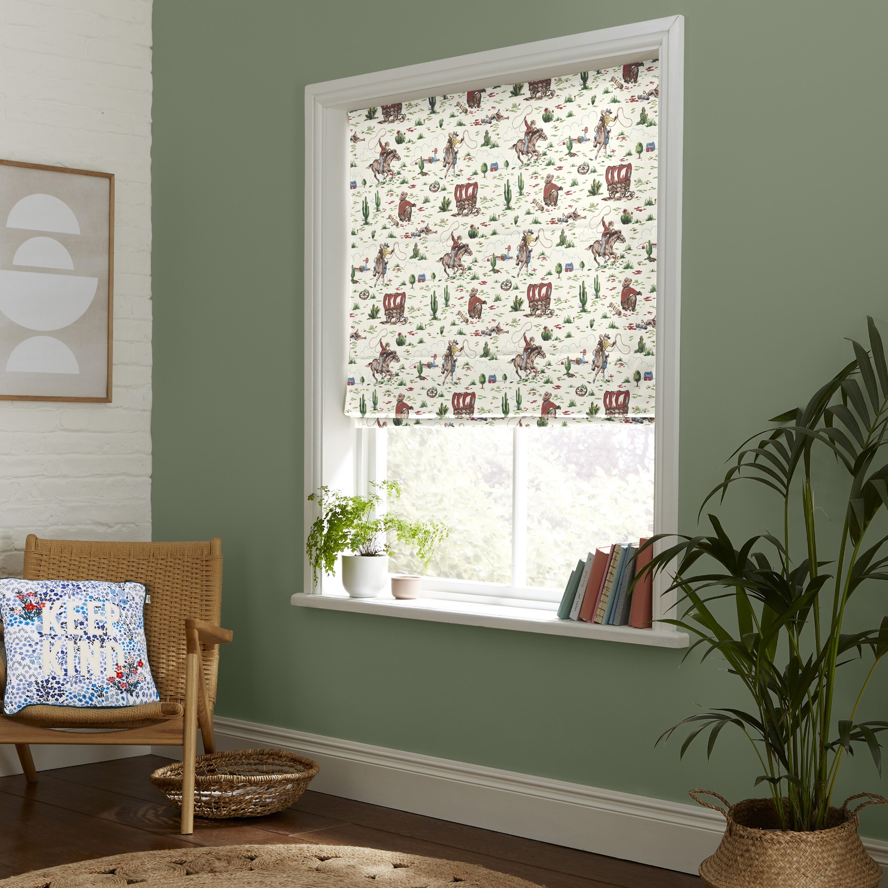 Cath Kidston Cowboy Multi Roman Blind