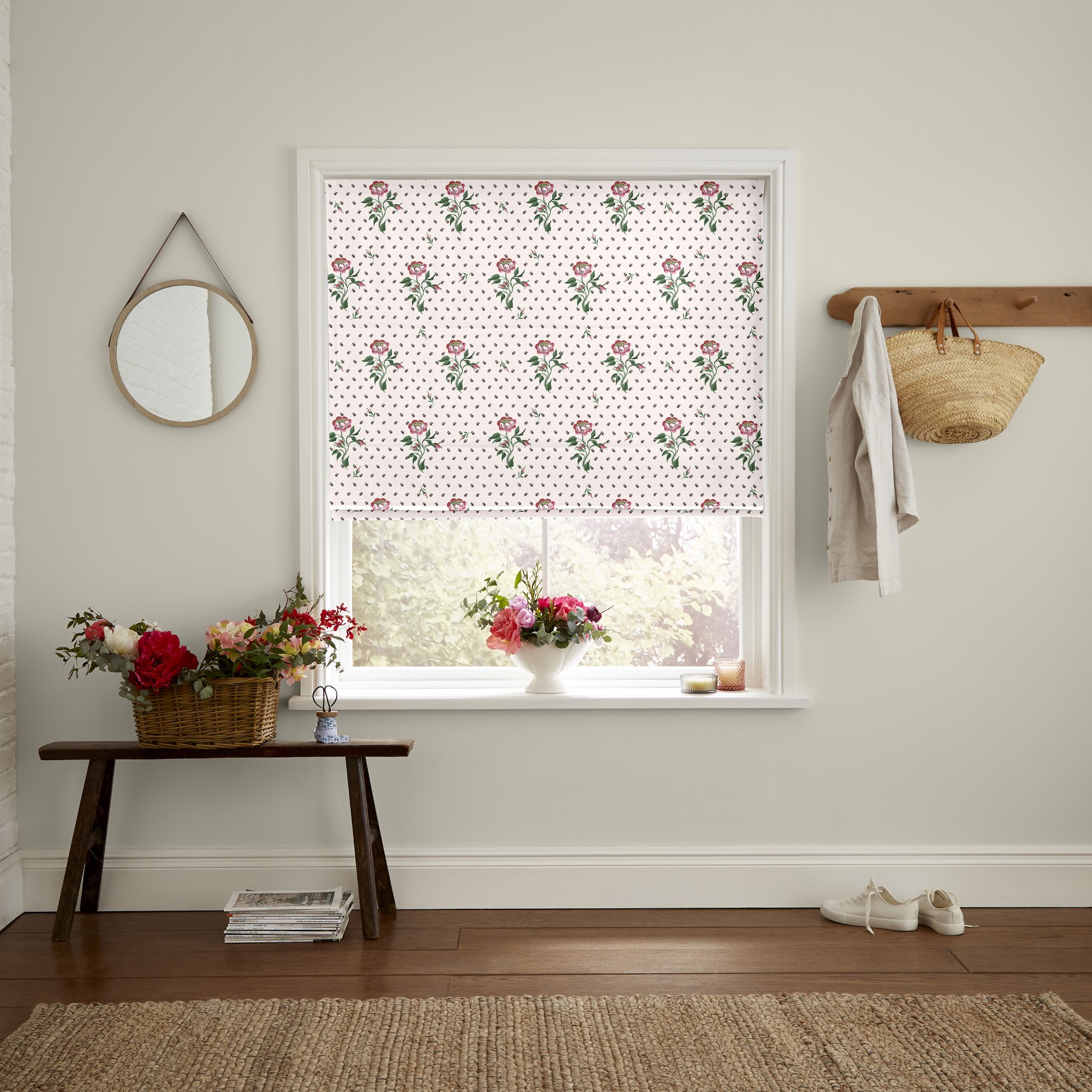 Cath Kidston Love Letter Rose Roman Blind