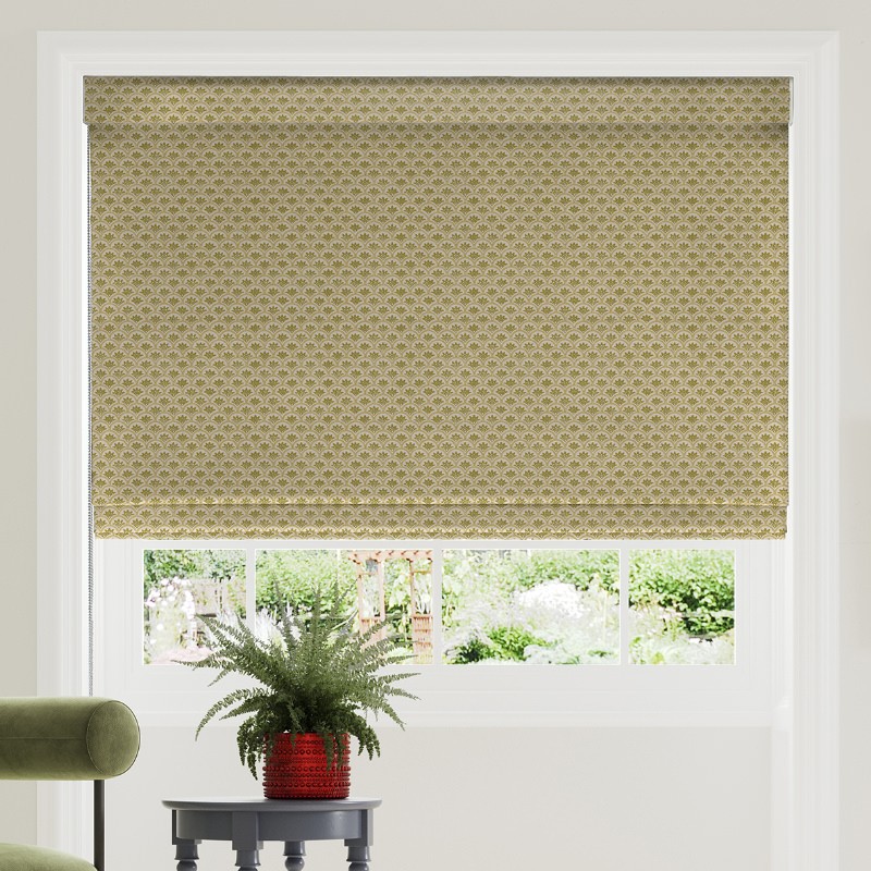 Land & Shore Dawn Ochre Roman Blind