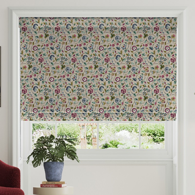 Land & Shore Esther Pink Roman Blind