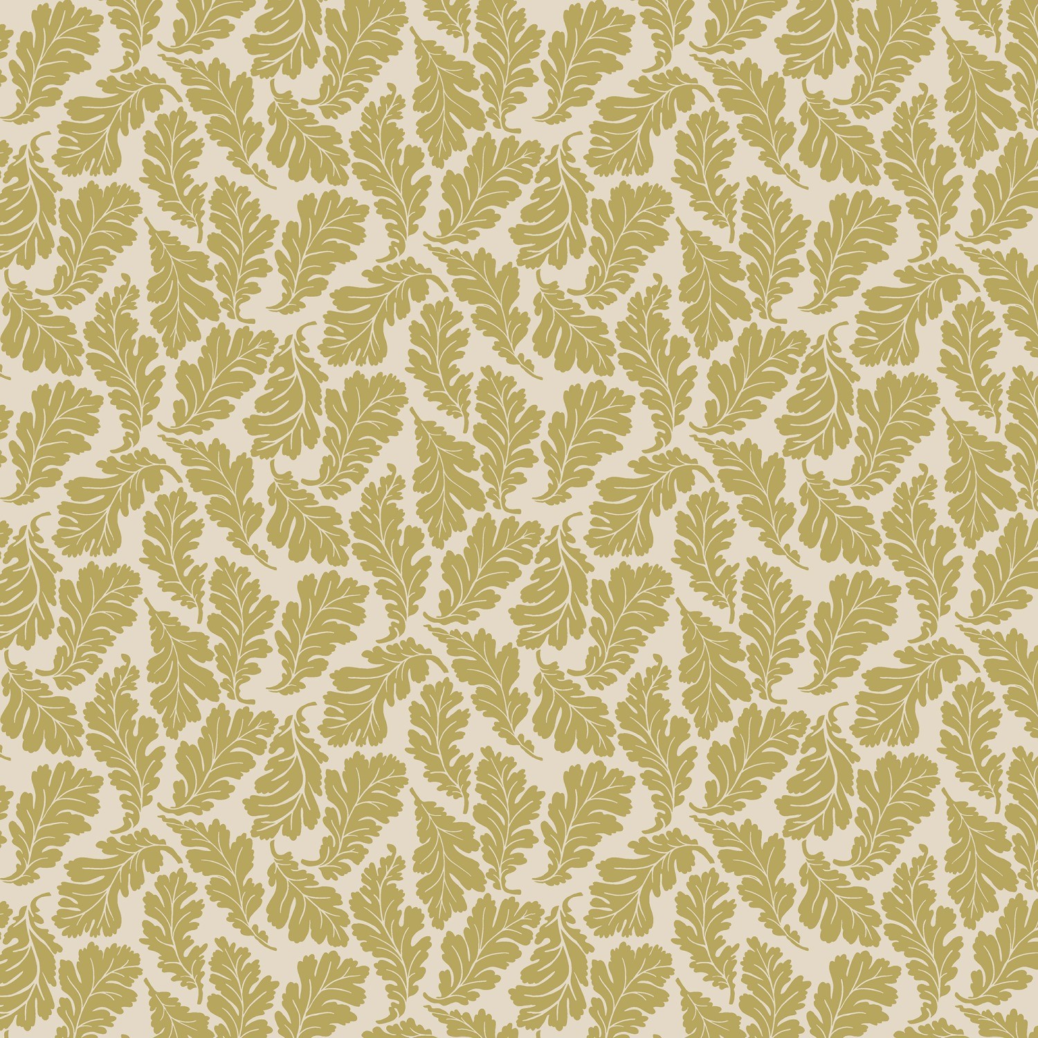 land & shore oak leaf ochre roman blind