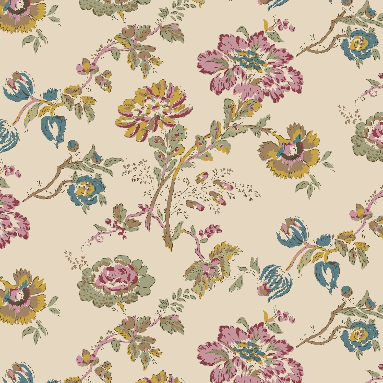 land & shore orchard pink roman blind