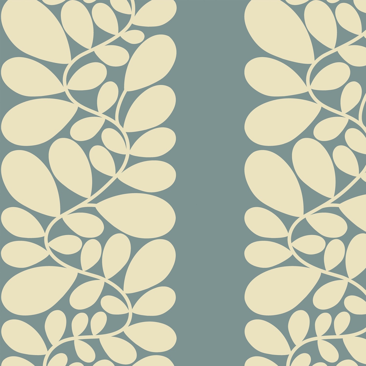 orla kiely sycamore stripe duck egg roman blind
