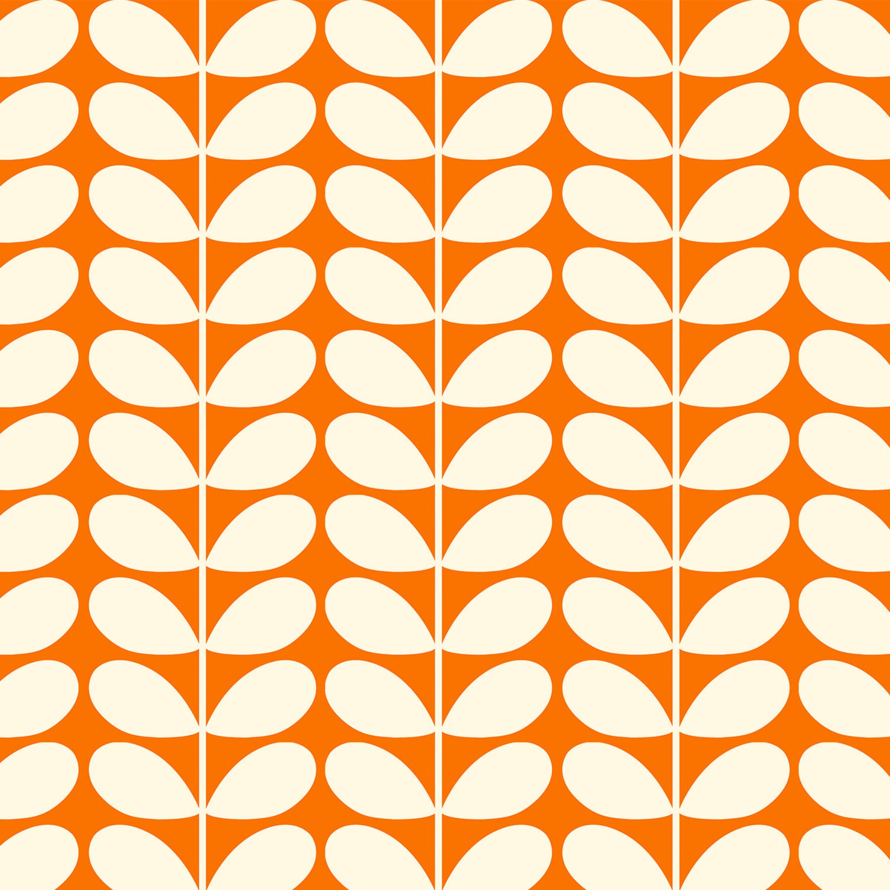 Orla Kiely Jumbo Solid Stem Tomato Roman Blind