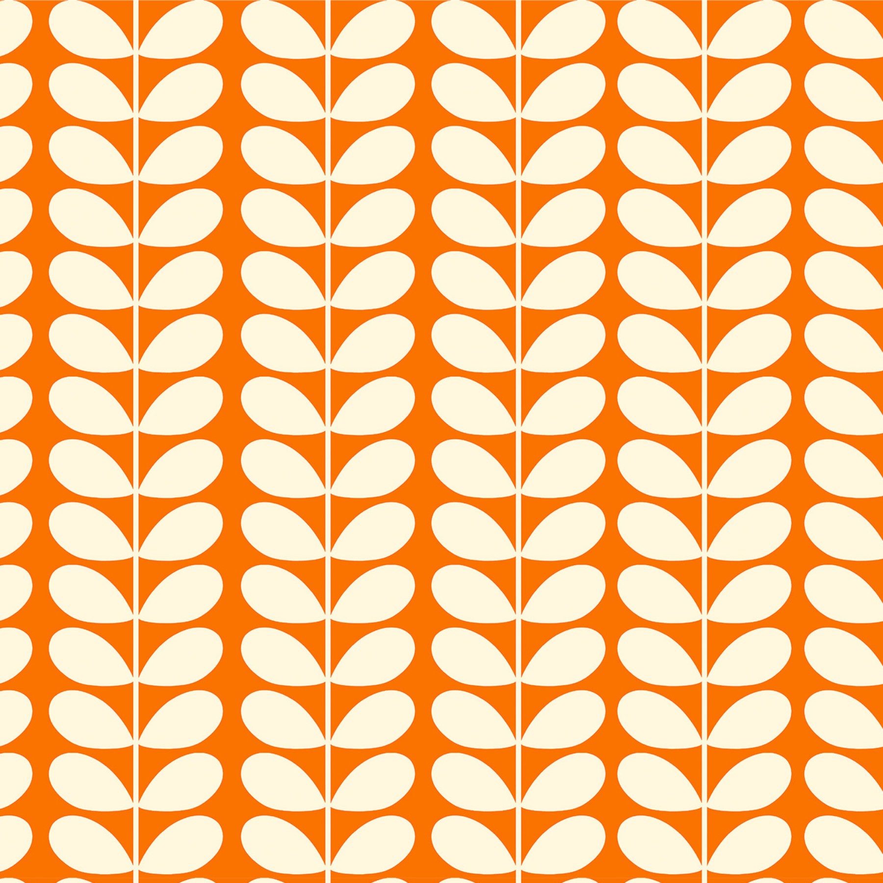 Orla Kiely Solid Stem Tomato Roman Blind