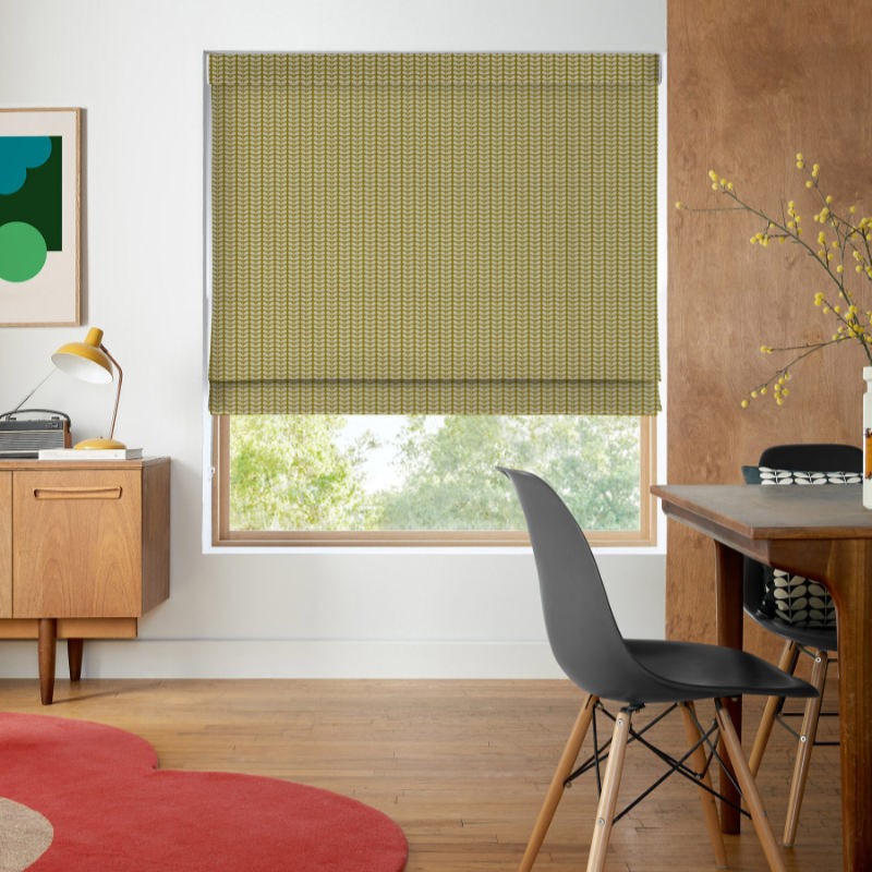 Orla Kiely Tiny Stem Seagrass Roman Blind