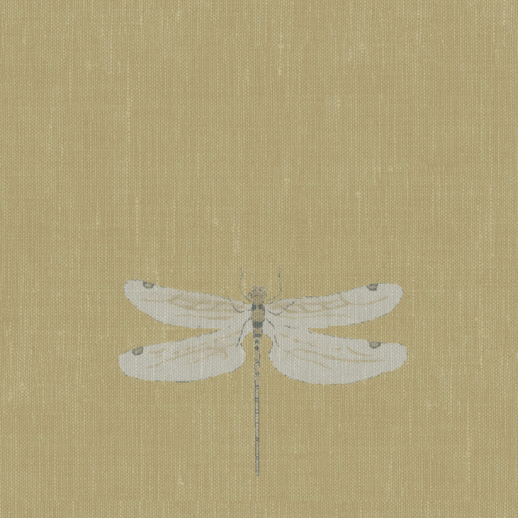Sophie Allport Dragonfly Deep Mustard Roman Blind