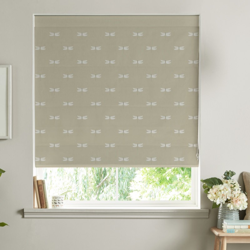 Sophie Allport Dragonfly Sand Roman Blind