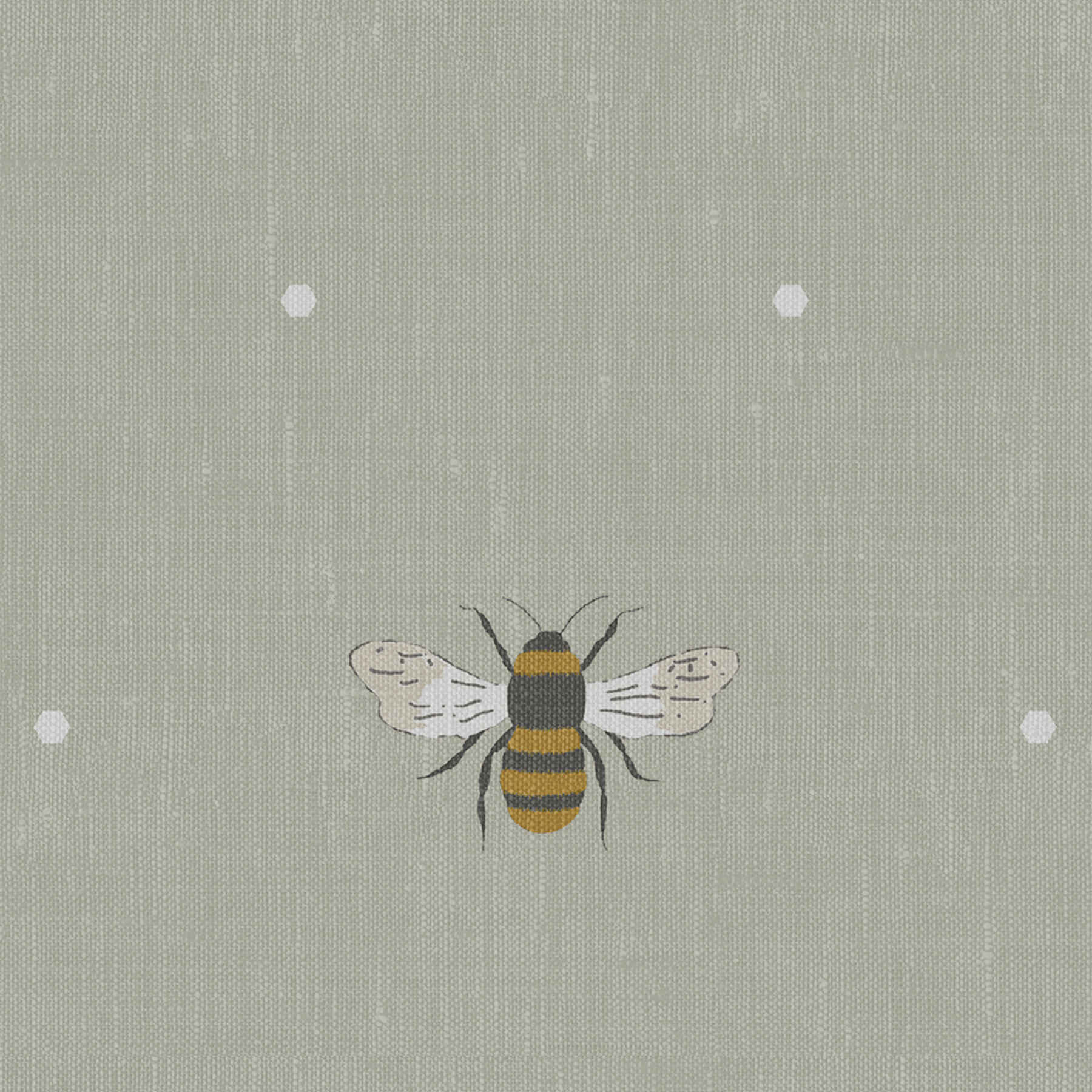Sophie Allport Bee Soft Linen Roman Blind