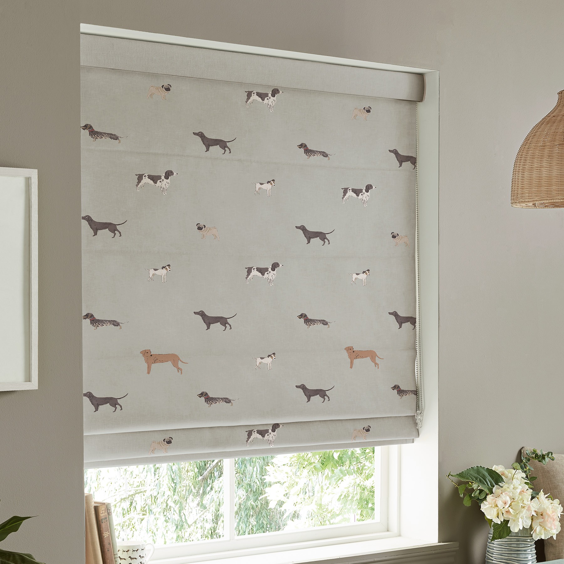 Sophie Allport Woof Linen Roman Blind