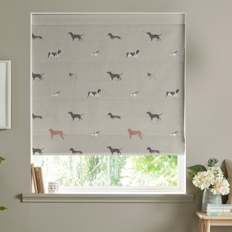 Sophie Allport Woof Linen Roman Blind