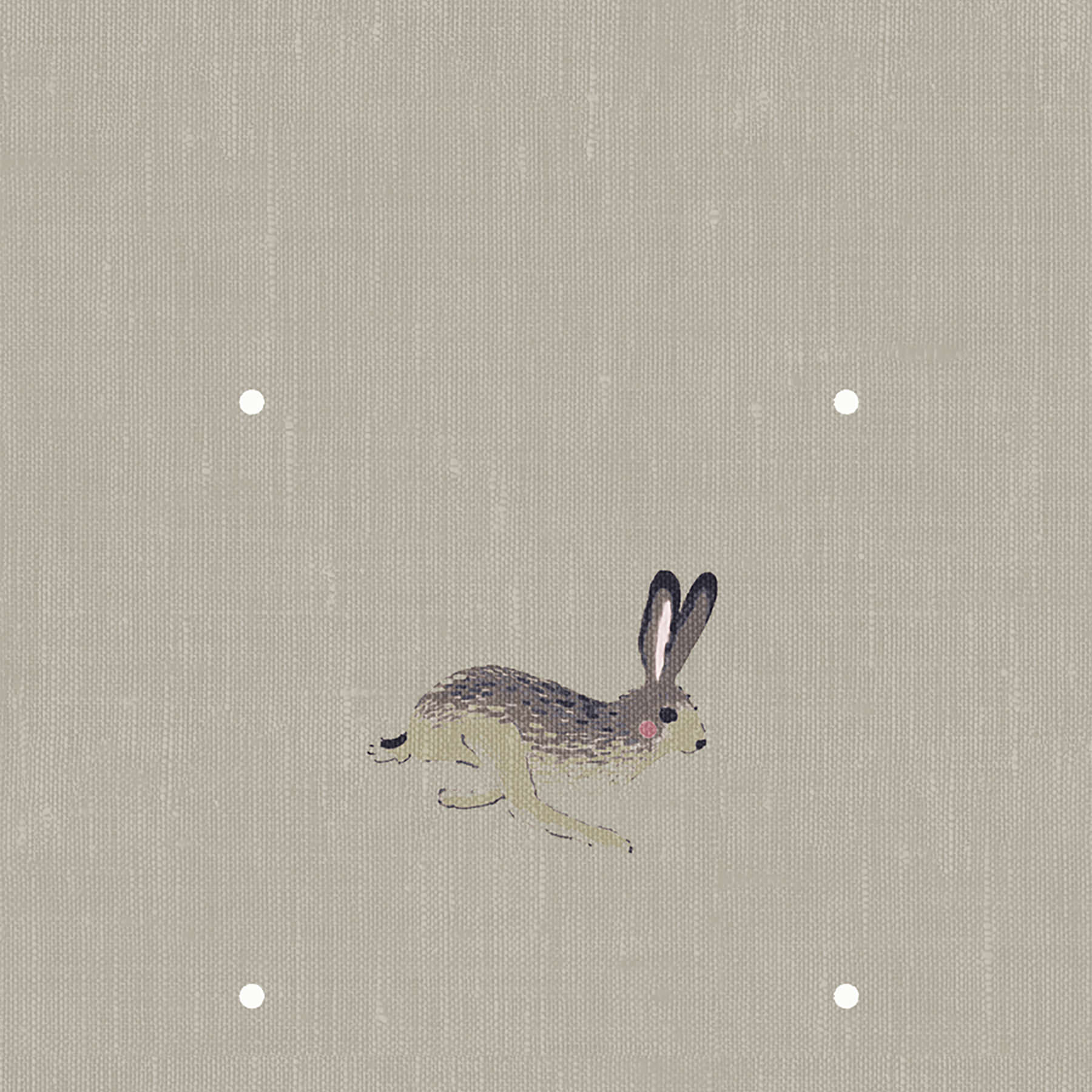Sophie Allport Hare  Linen Roman Blind