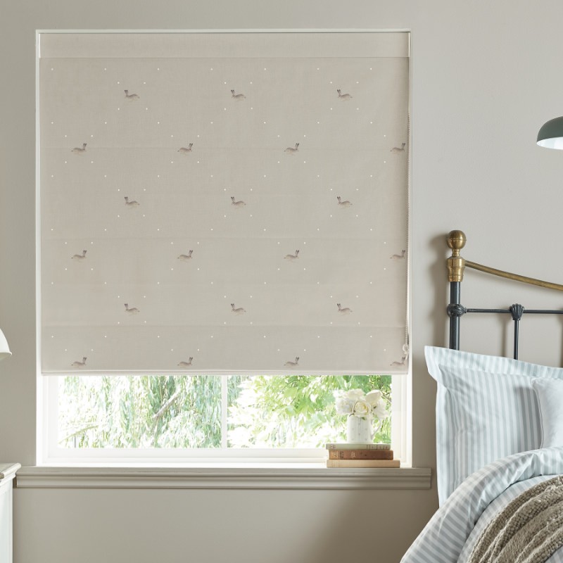 Sophie Allport Hare  Linen Roman Blind