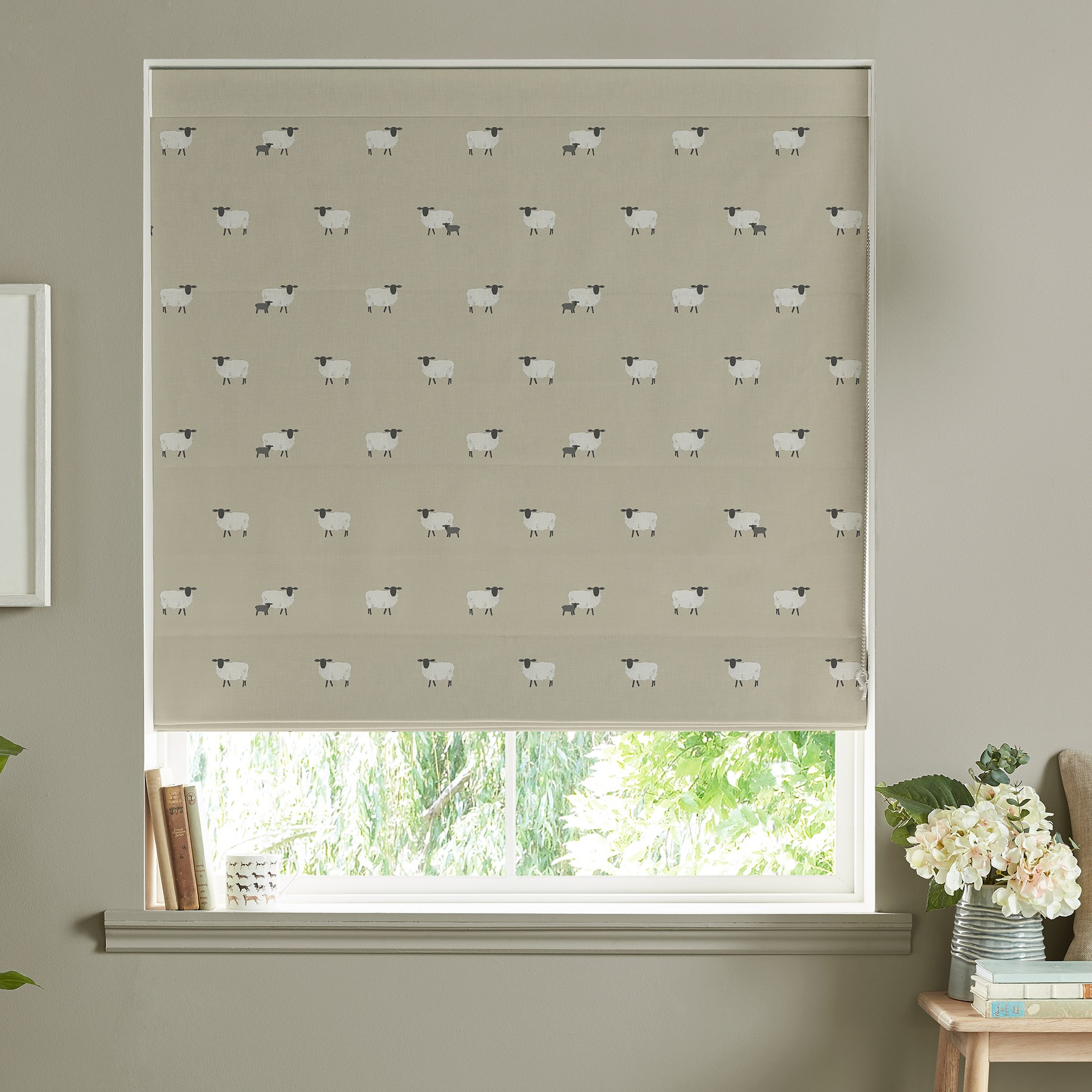 Sophie Allport Sheep  Sand Roman Blind