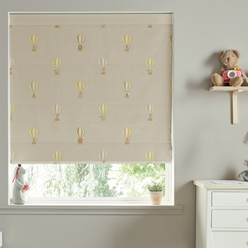 Sophie Allport Bears & Balloons Sand Roman Blind