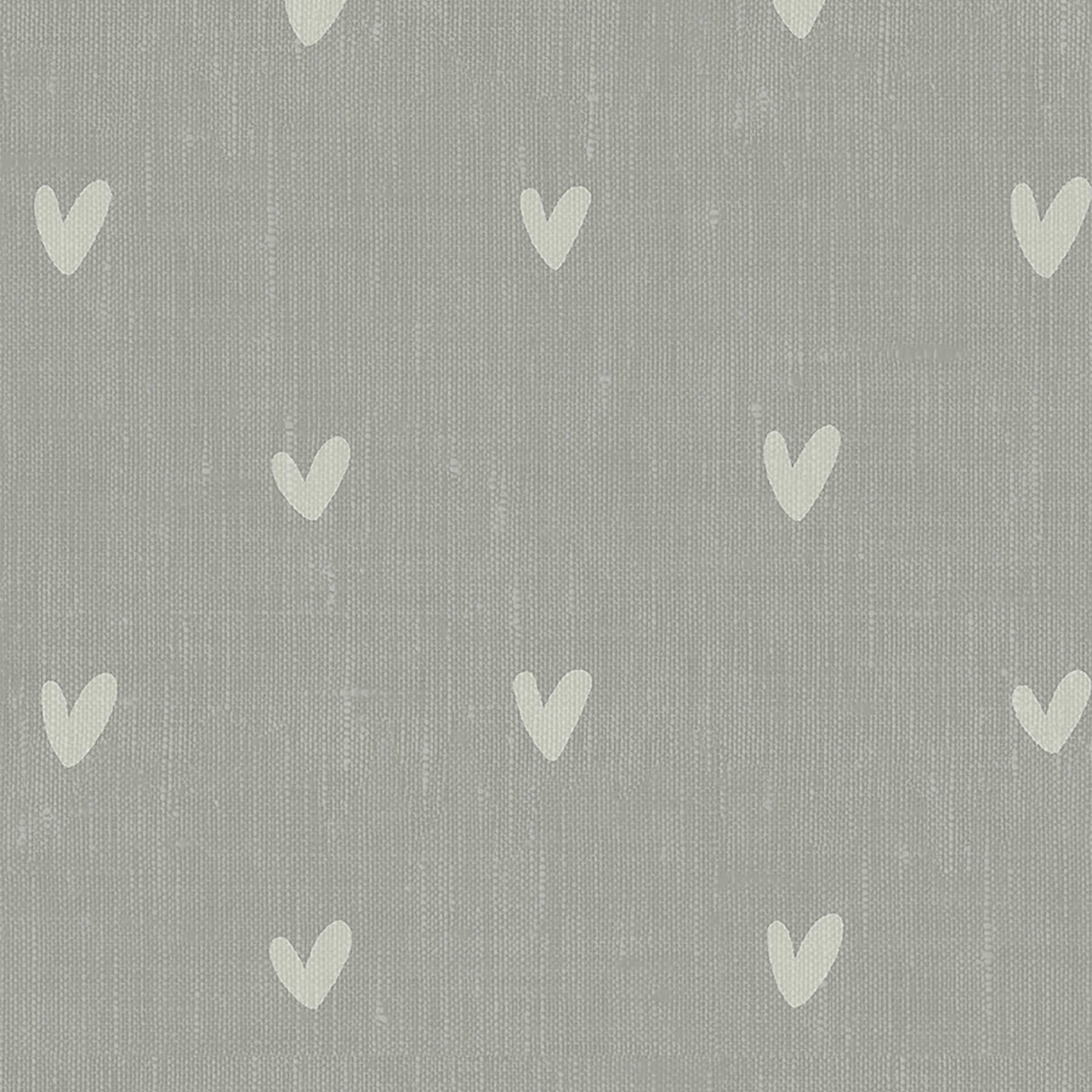 Sophie Allport Hearts Grey Roman Blind