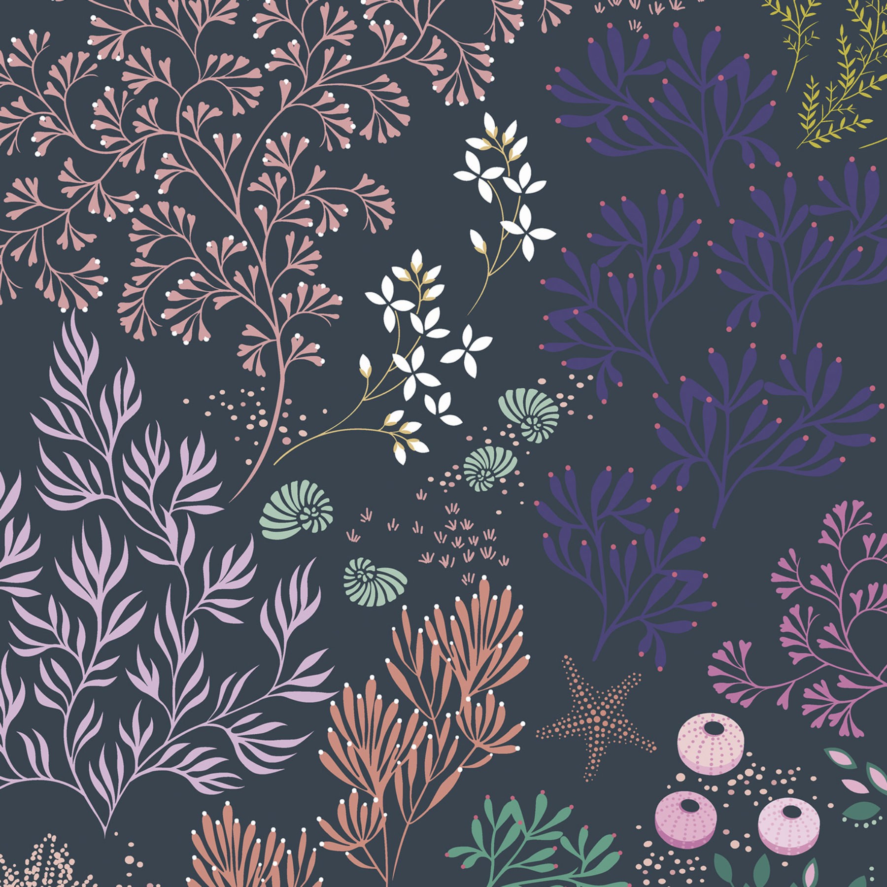 Sara Miller Underwater Midnight Roman Blind