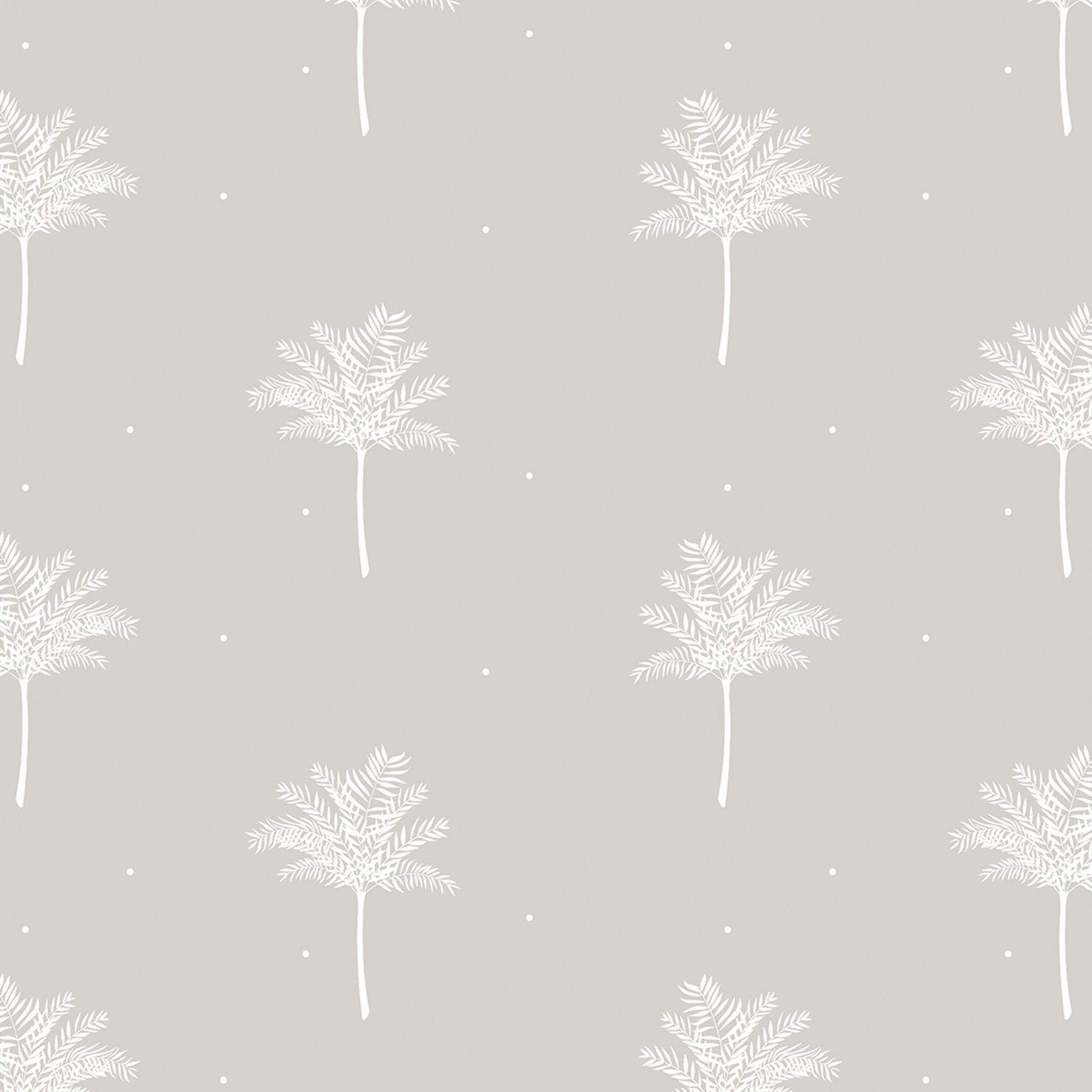 Sara Miller Small Palm Tree Linen Roman Blind