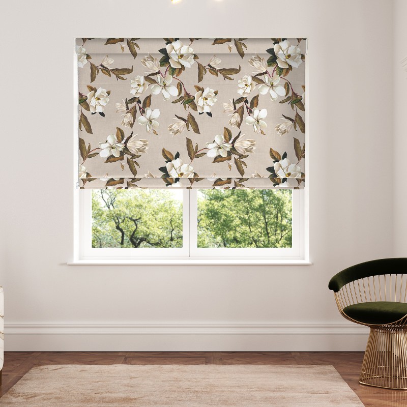 Ted Baker Velvet Opal Floral Linen Roman Blind