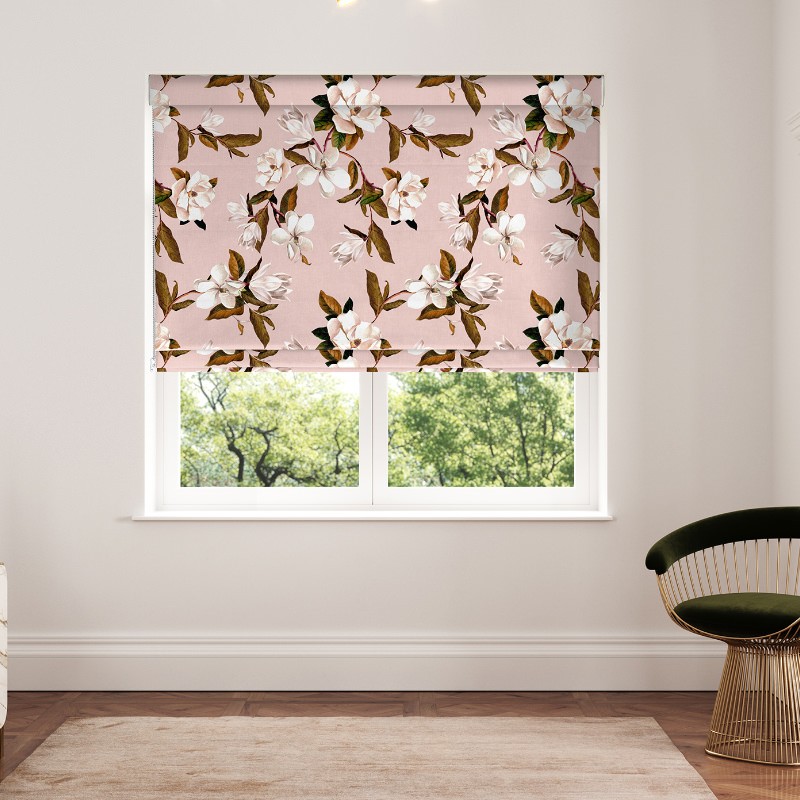 Ted Baker Velvet Opal Floral Pink Roman Blind