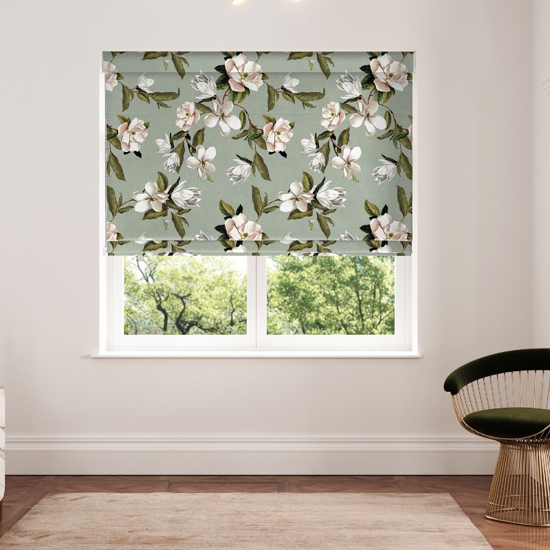 Ted Baker Velvet Opal Floral Sage Roman Blind