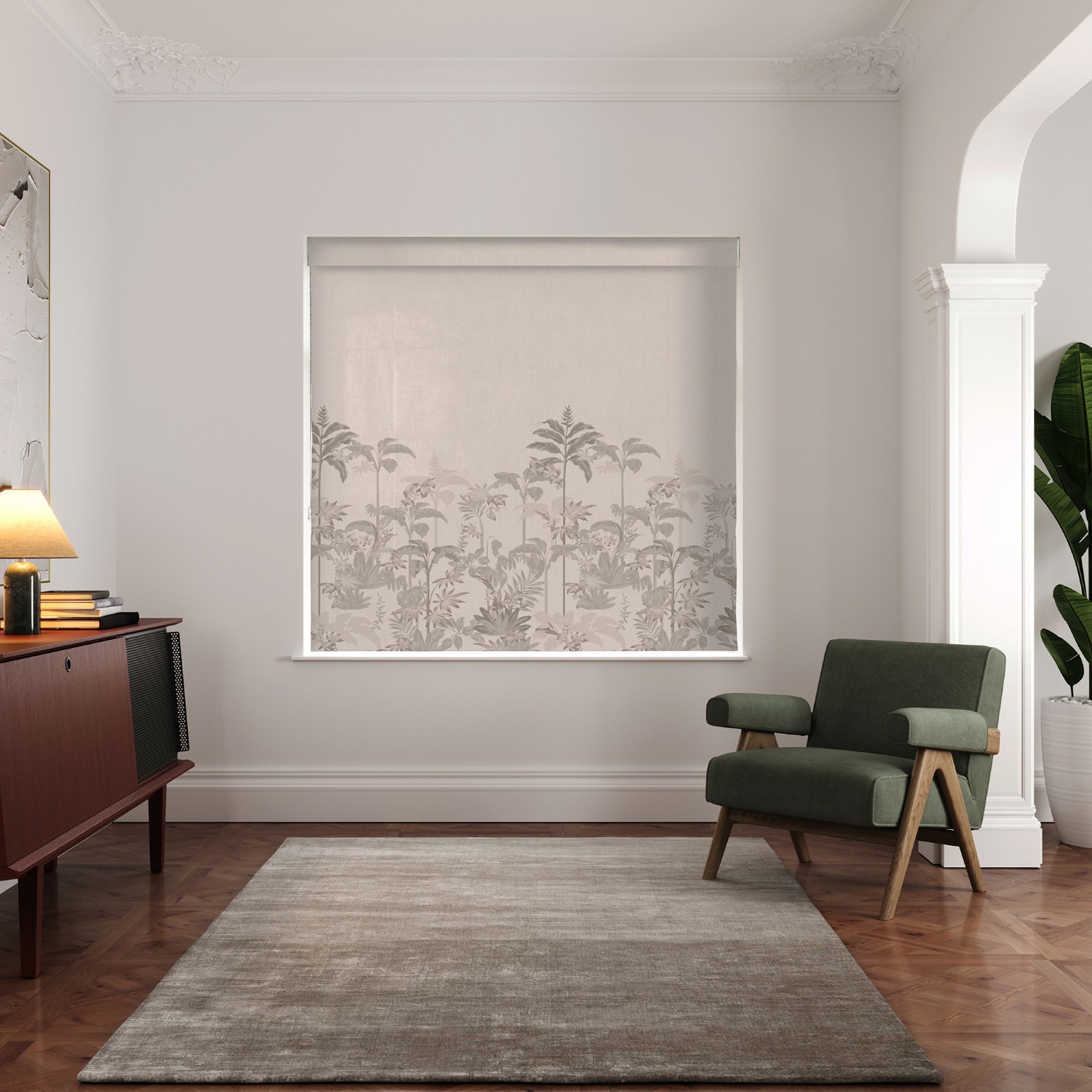 ted baker rhapsody linen roman blind