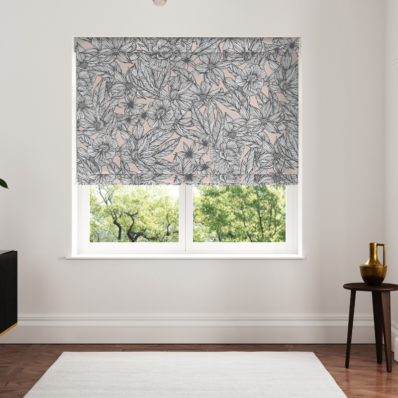 Ted Baker Velvet Vietnm Linen Grey Roman Blind