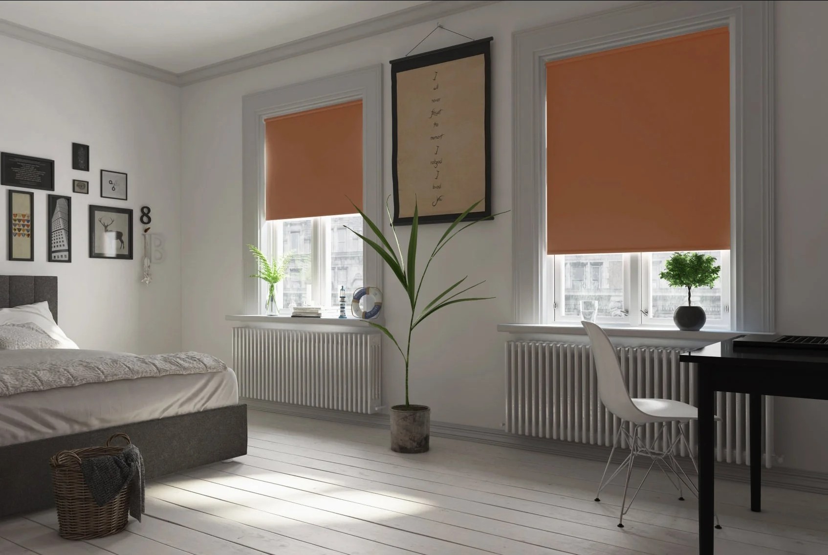bosa blackout chocolate easytwist no drill roller blind