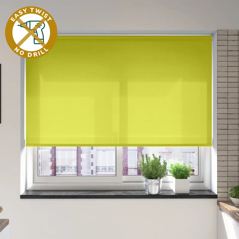 Catania Dimout Apple EasyTwist No Drill Roller Blind