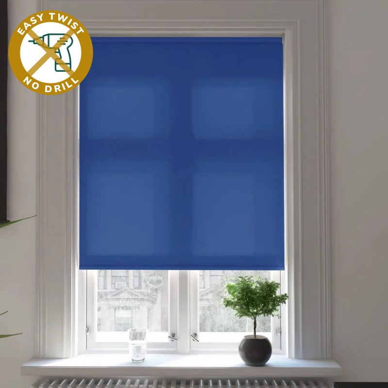 Catania Dimout Cobalt EasyTwist No Drill Roller Blind