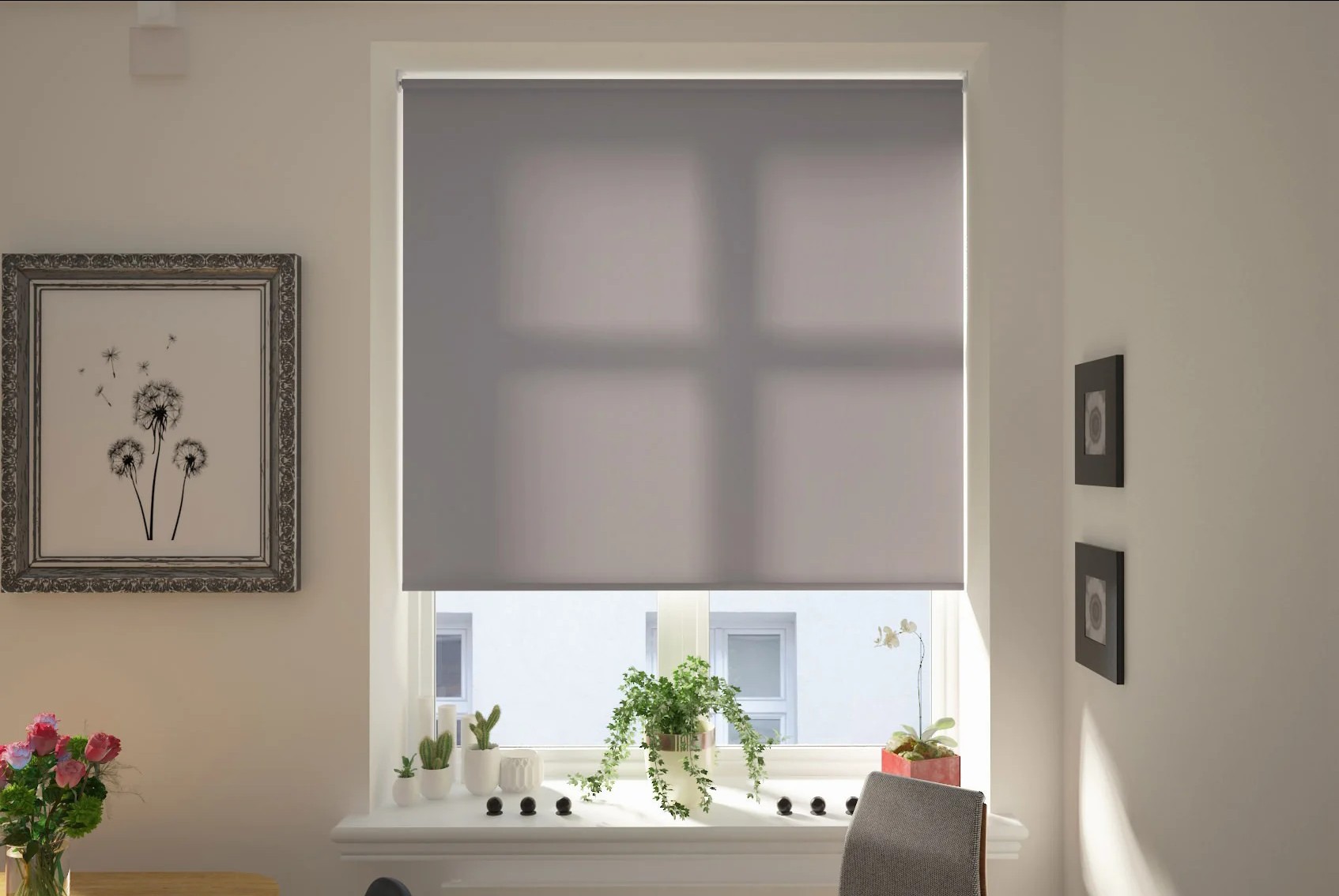 catania dimout graphite easytwist no drill roller blind