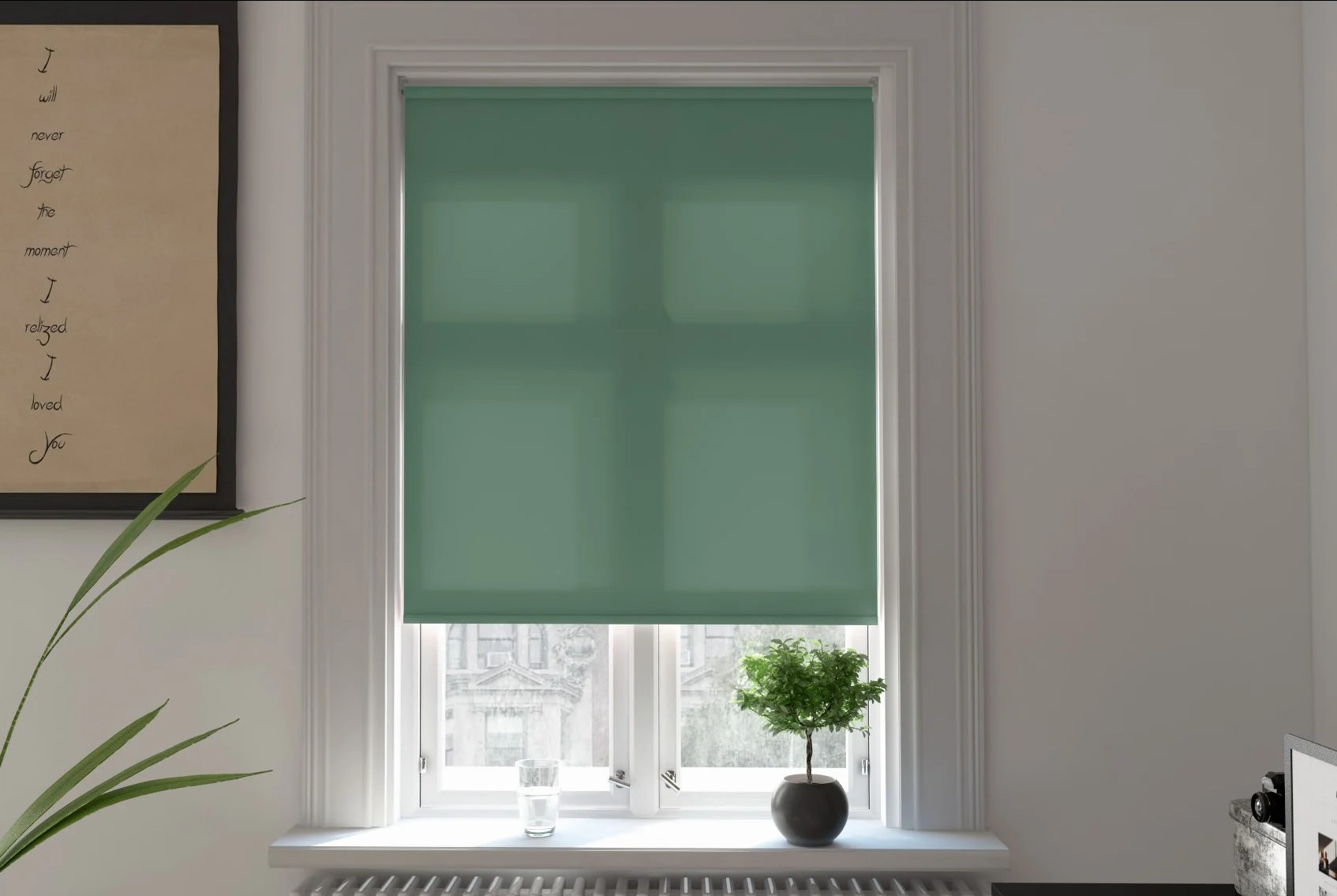 catania dimout lawn easytwist no drill roller blind