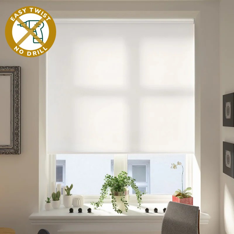 Catania Dimout Sesame EasyTwist No Drill Roller Blind