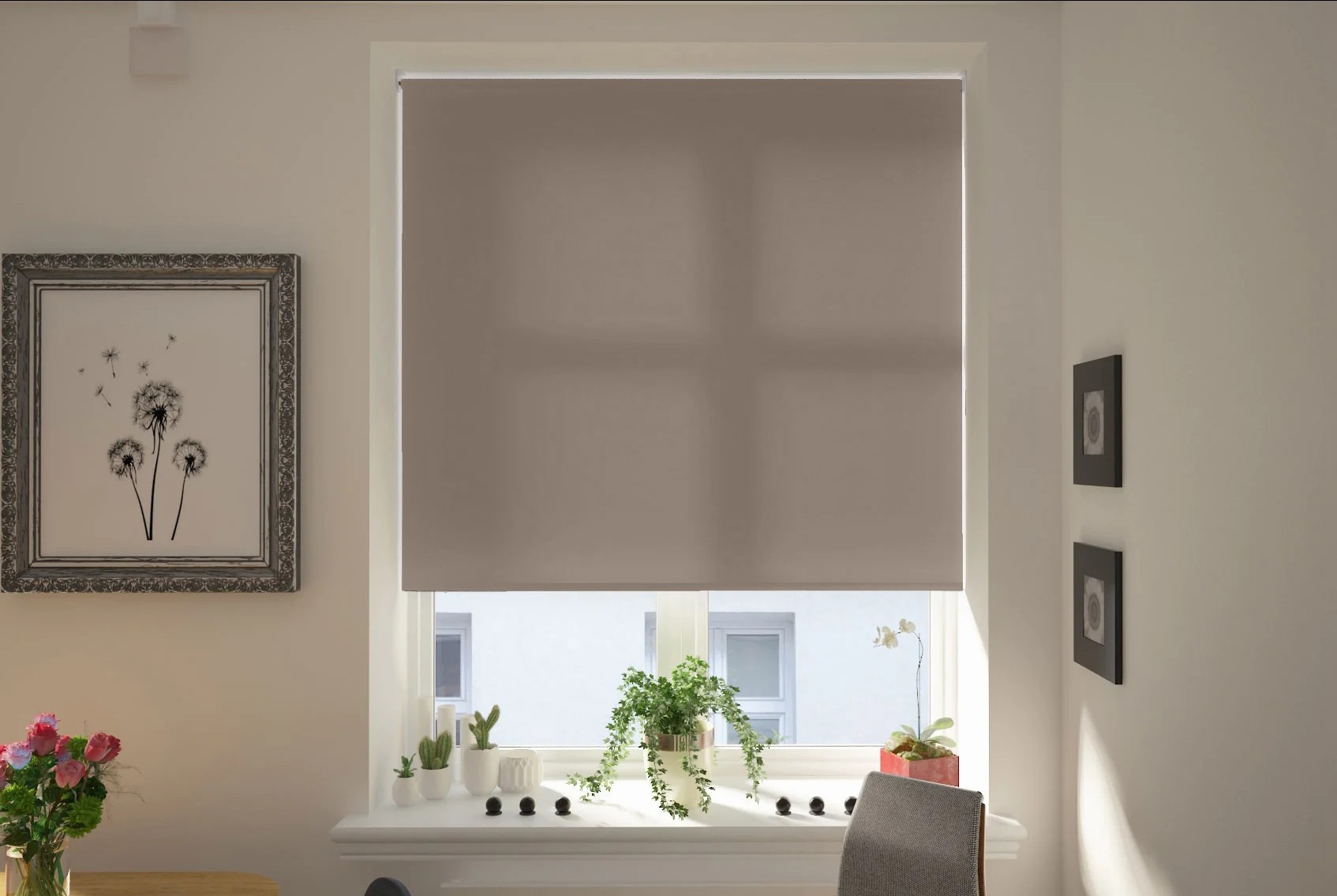 catania dimout stone easytwist no drill roller blind