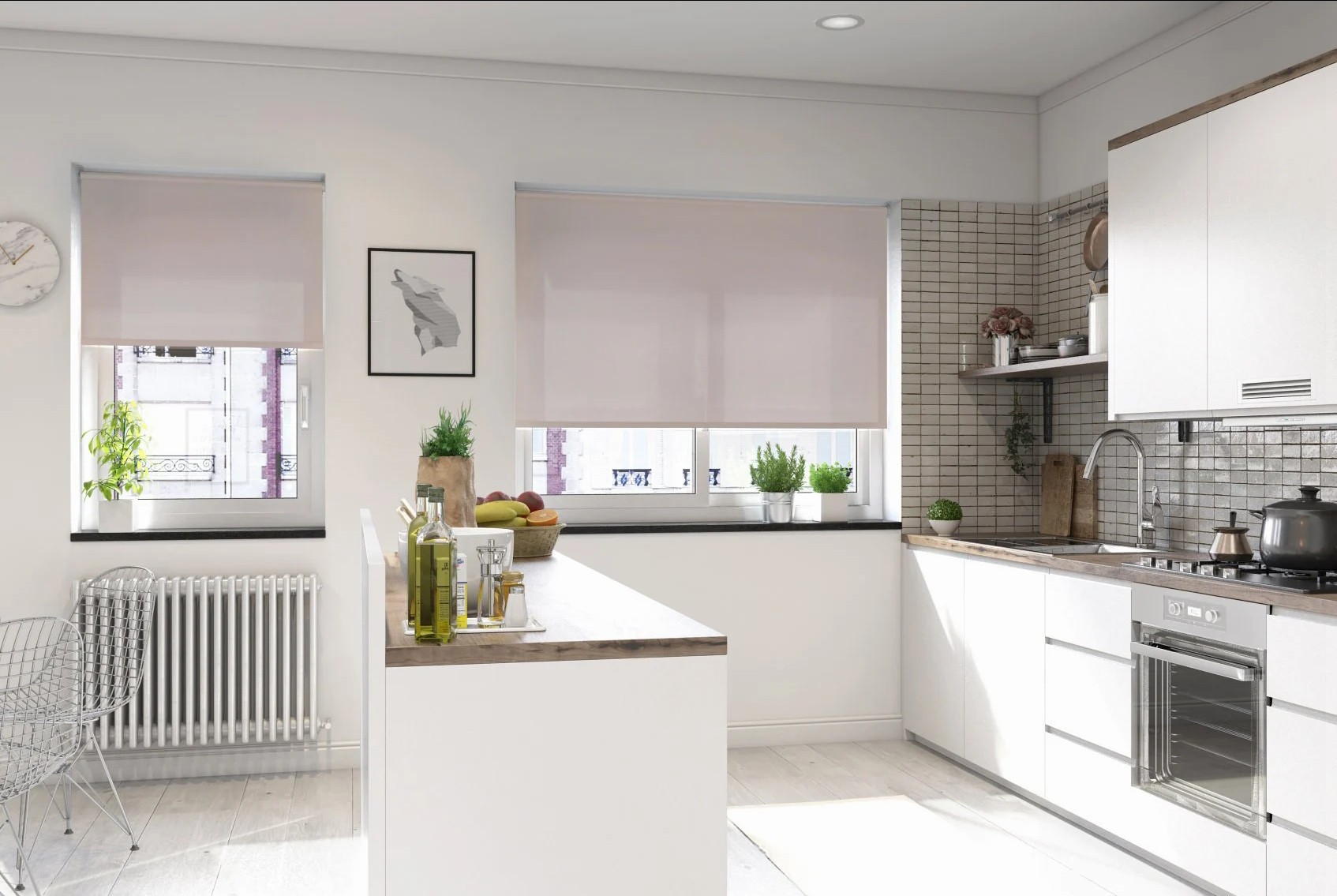 catania dimout tan easytwist no drill roller blind