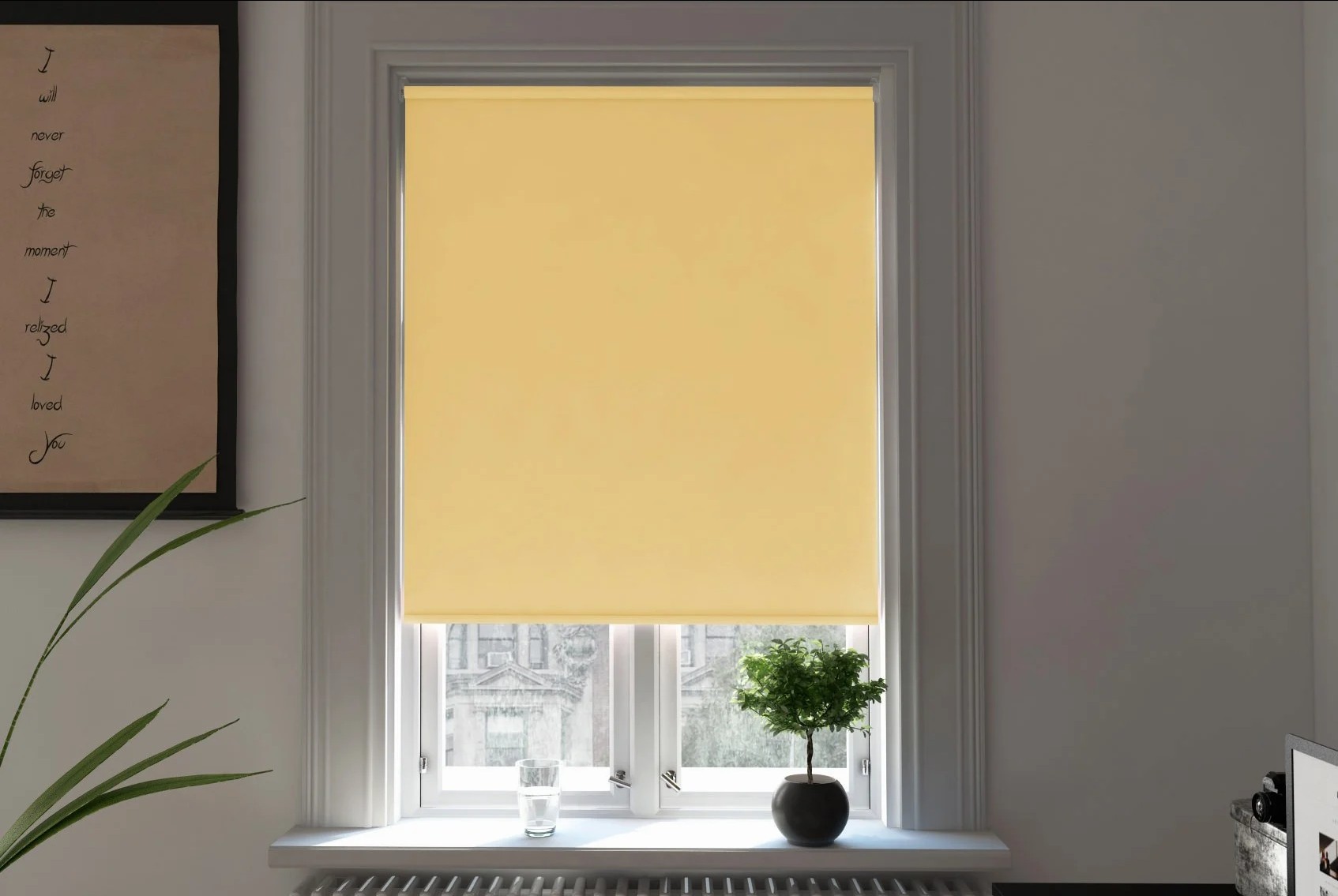 milano blackout primrose easytwist no drill roller blind