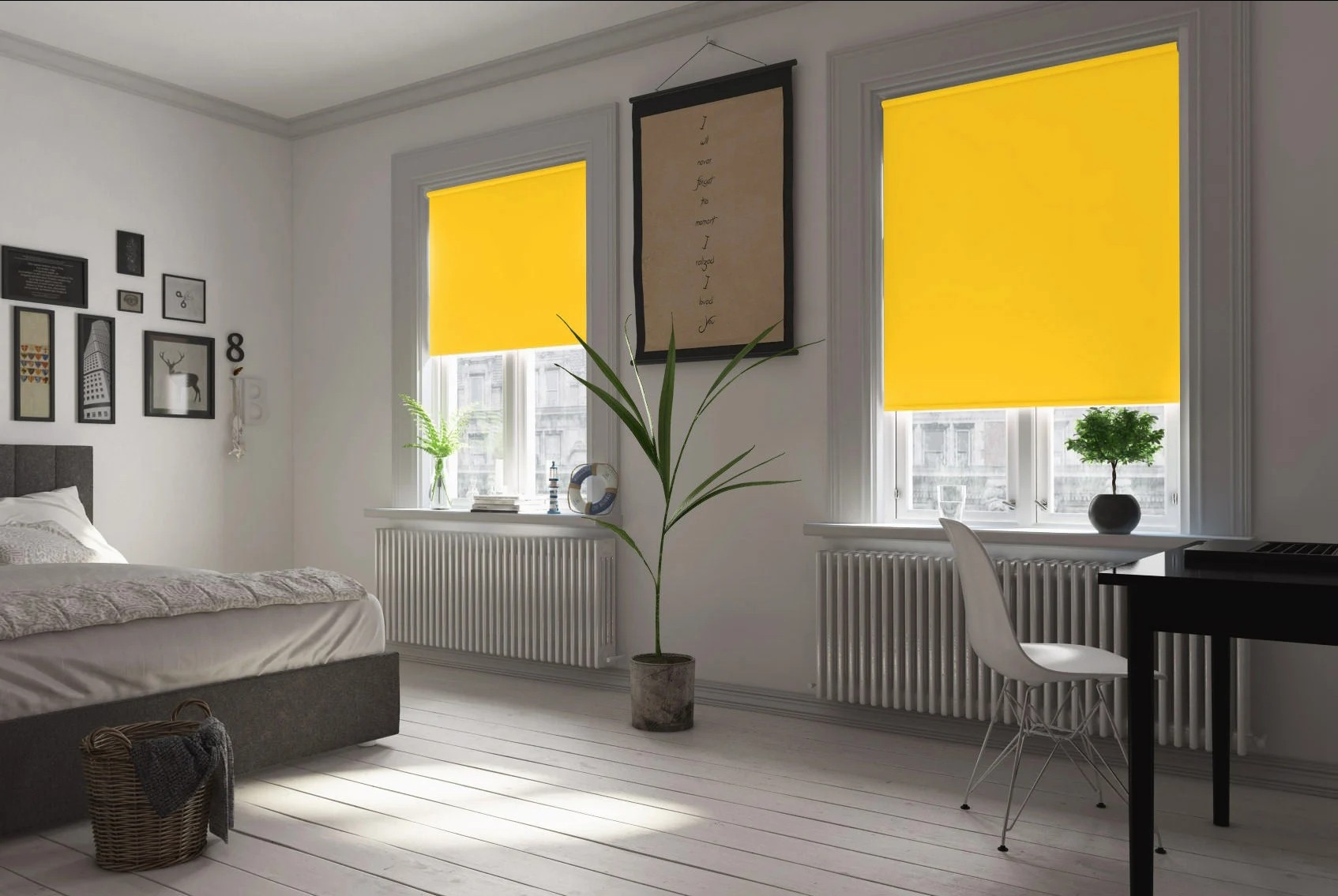 milano blackout sunshine easytwist no drill roller blind