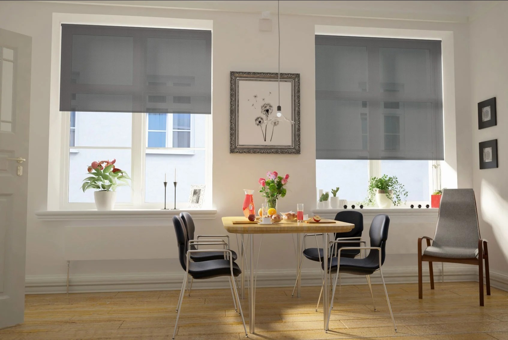 reclaim reflect screen storm easytwist no drill roller blind