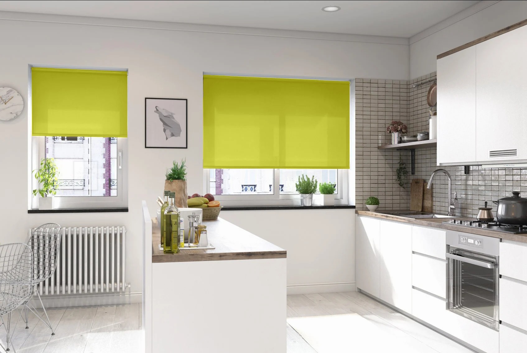 verona dimout apple easytwist no drill roller blind