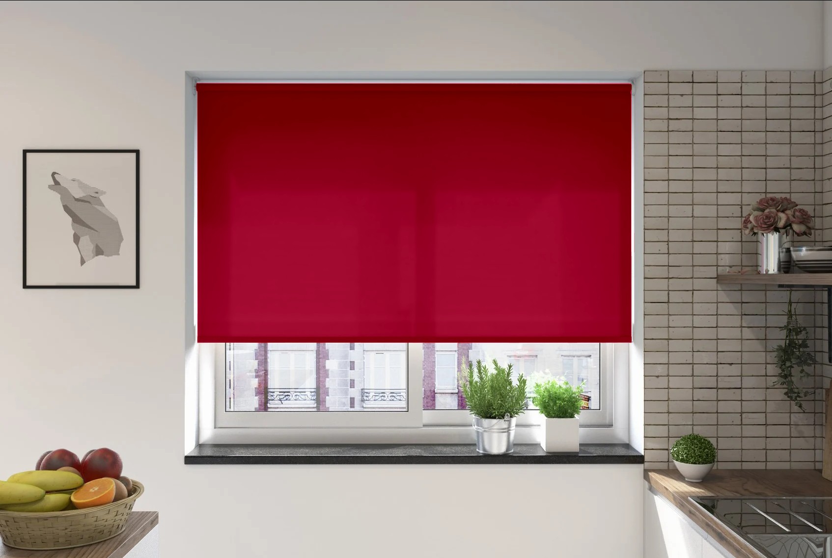 verona dimout berry easytwist no drill roller blind