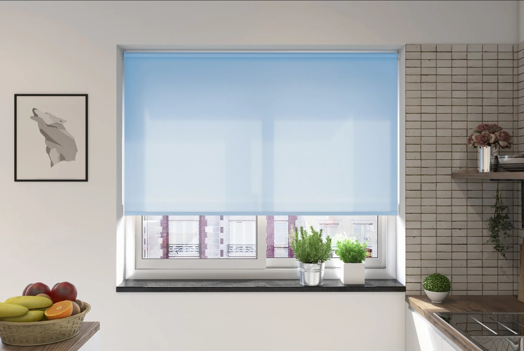 verona dimout surf easytwist no drill roller blind