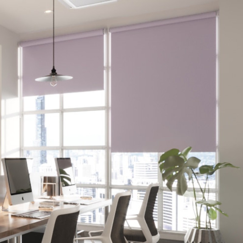 Commercial FR Dimout Heather Premium XL Roller Blind