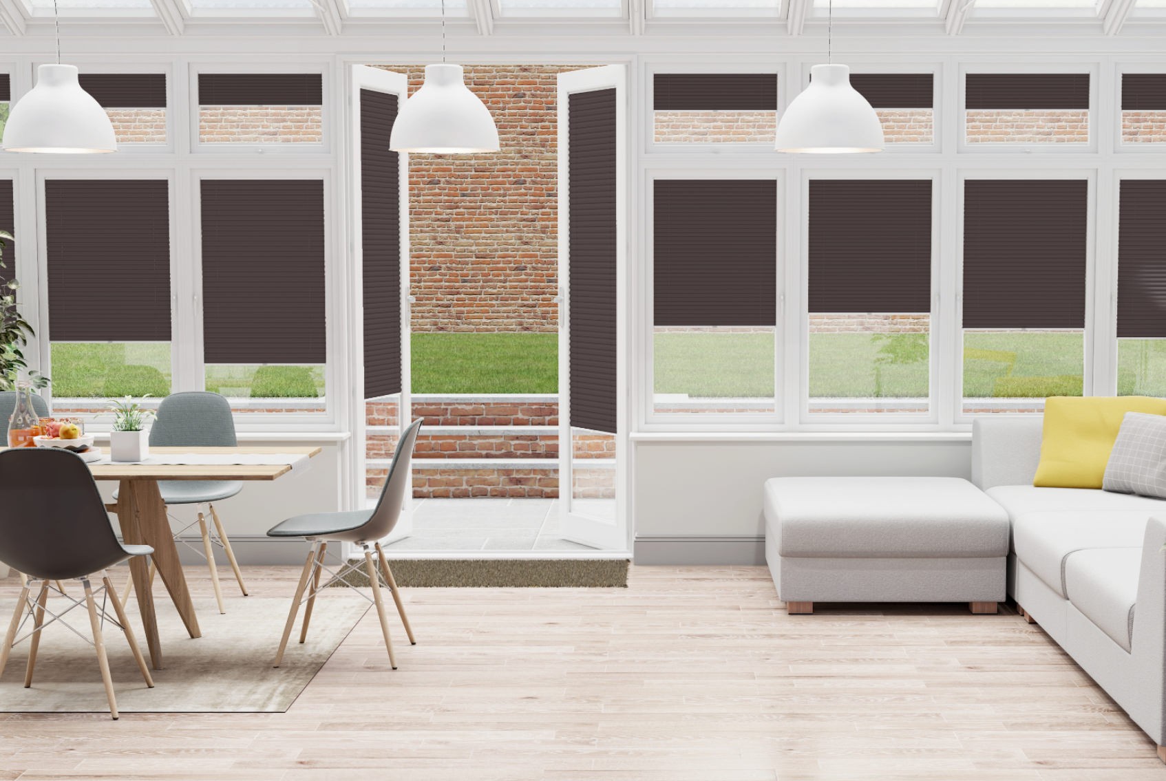 Prestige Iron Honeycomb Blackout Conservatory Blind