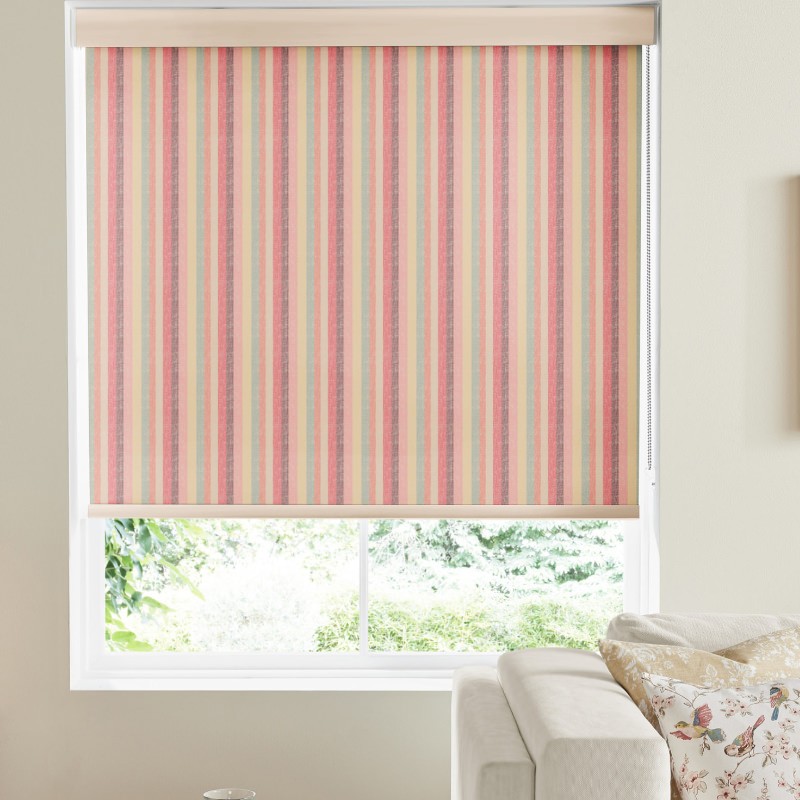 Cath Kidston Textured Stripe Dimout Roller Blind