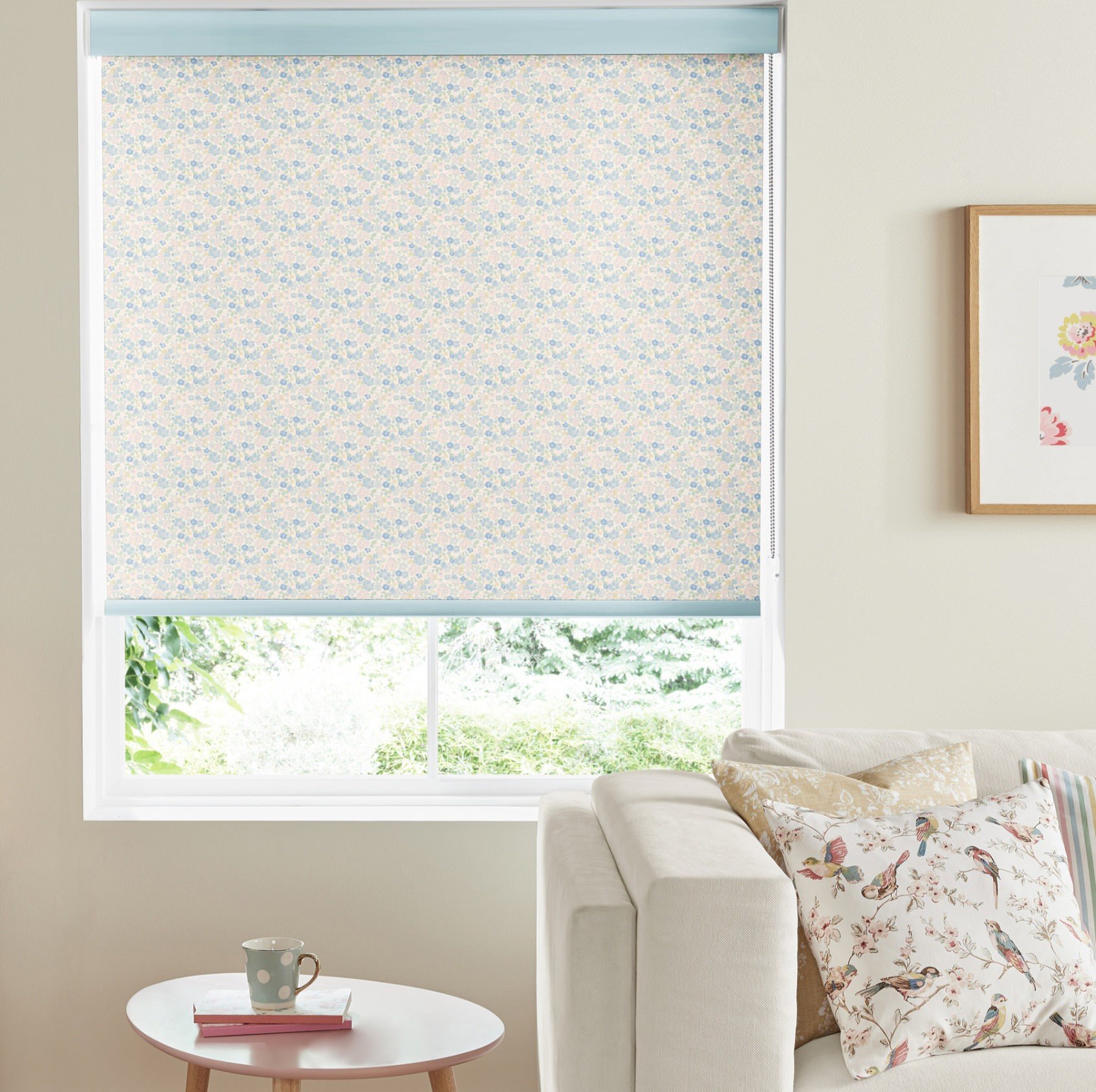 Cath Kidston Mews Ditsy Pastel Dimout Roller Blind